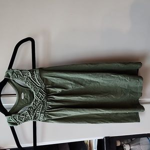 OLD Navy racerback tank Olive Size L 10/12
